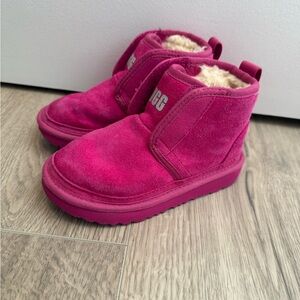 UGG Pink Suede Boots - Toddler Size 10